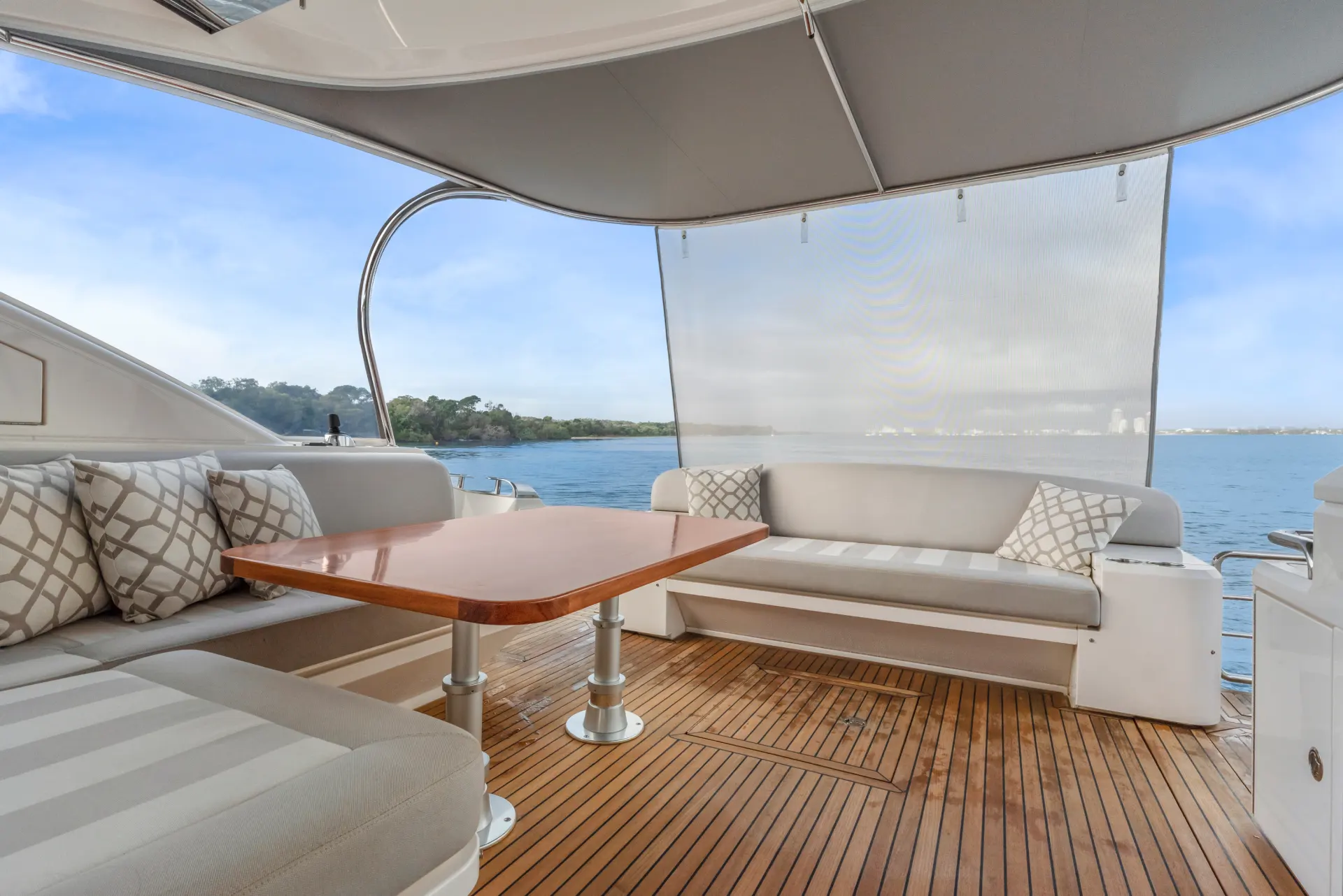 Luxury yacht interior